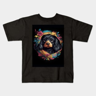 Dog In Pocket Funny Puppy For Dog Lovers Kids T-Shirt